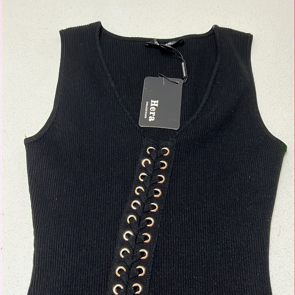 Hera Collection Ribbed Dress - Picture 6 of 7